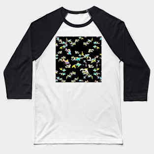 colorful tropical fish pattern Baseball T-Shirt